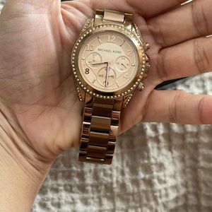 Michael Kors Rose Gold Watch 45 mm
